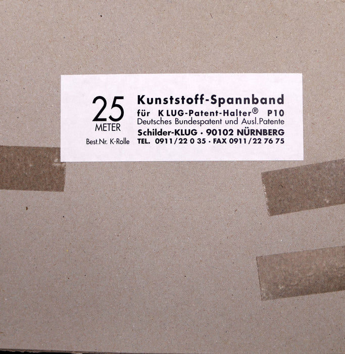 Bild des Artikels SCHILDER-KLUG-Rohrkennzeichnung-50x-Schilder+Klarsichtabdeckung+Halter+Band