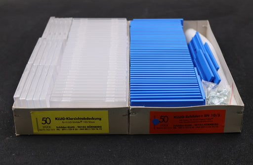 Bild des Artikels SCHILDER-KLUG-Rohrkennzeichnung-50x-Schilder-mit-Nuten-+-Klarsichtsabdeckung