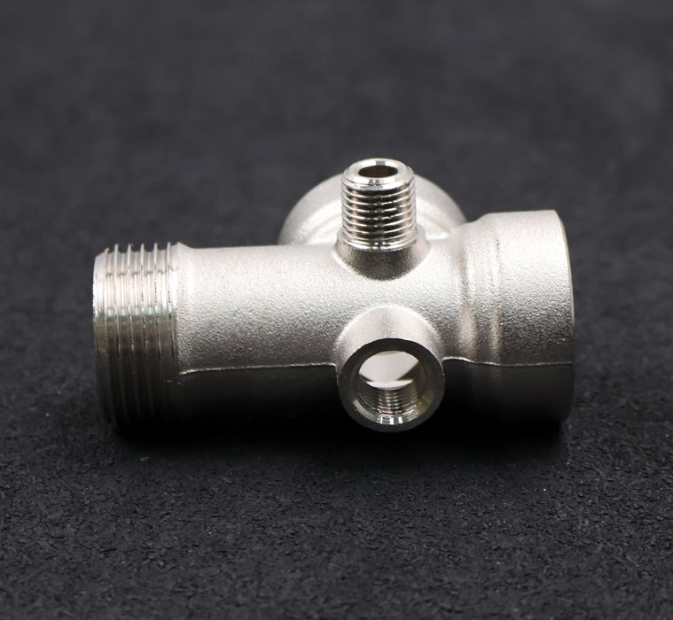 Bild des Artikels 3x-5-Wege-Anschluss-für-Membrannausdehnungsgefäße-aus-Messing-Anschlussgrößen