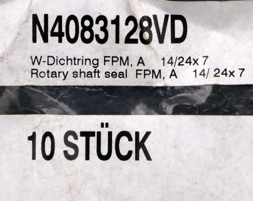 Bild des Artikels 10x-Wellendichtring-FPM-A-Größe-14/24x7-N4083128VD-unbenutzt-in-OVP