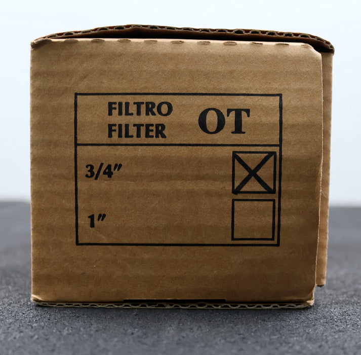 Bild des Artikels Filter-mit-Filtereinsatz-Deckel-Messing-Anschlüsse-1''-IG-Adapter-für-3/4''-IG