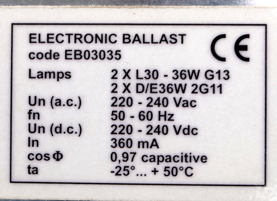 Bild des Artikels PURO-PARMA-Vorschaltgerät-für-UV-Anlage-SH6S-2x36W-CODE-EB03035-unbenutzt
