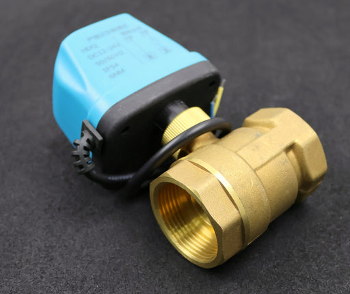 Bild des Artikels 2-Wege-Kugelhahn-elektrisch-Model-HDQ-12-24VDC-50/60Hz-IP54-6Nm-DN32-PN16