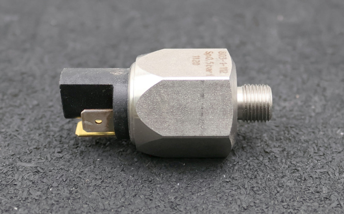 Bild des Artikels Druckschalter-mit-Öffner-und-Steckverbindung-Typ-803-1-112-0,5bar-1/8''-AG
