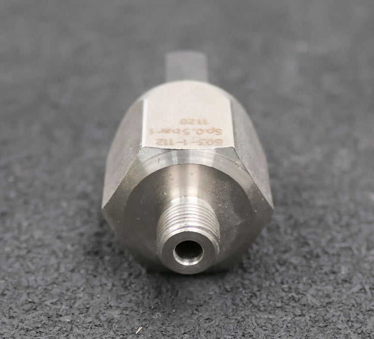 Bild des Artikels Druckschalter-mit-Öffner-und-Steckverbindung-Typ-803-1-112-0,5bar-1/8''-AG