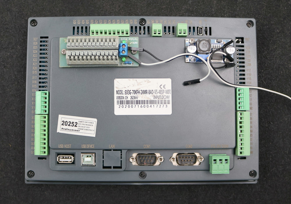 Bild des Artikels 7"-Touch-Screen-EX3G-70KFH-24MR-8AD-V5-485P-WIFI-Version-CH-26236-6-Input-24VDC