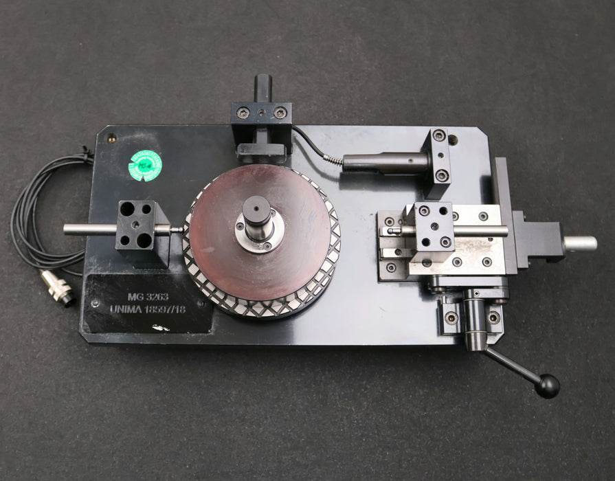 Bild des Artikels UNIMA-Verzahnungsprüfgerät-mit-Plananschlag-MG-3263