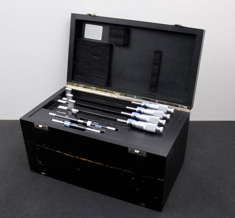 Bild des Artikels MAHR-Setz-mit-4-Bügelmessschrauben-für-Ø-100-200mm-mit-Prüflehren-125-und-175mm