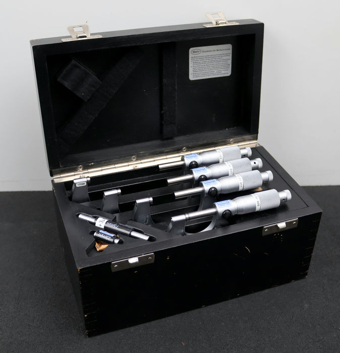 Bild des Artikels MAHR-Setz-mit-4-Bügelmessschrauben-für-Ø-0-100mm-mit-Prüflehren-25-und-75mm