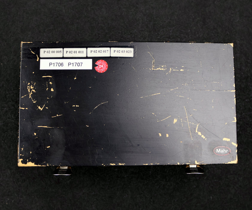 Bild des Artikels MAHR-Setz-mit-4-Bügelmessschrauben-für-Ø-0-100mm-mit-Prüflehren-25-und-75mm