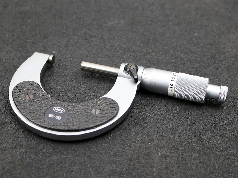 Bild des Artikels MAHR-Setz-mit-4-Bügelmessschrauben-für-Ø-0-100mm-mit-Prüflehren-25-und-75mm