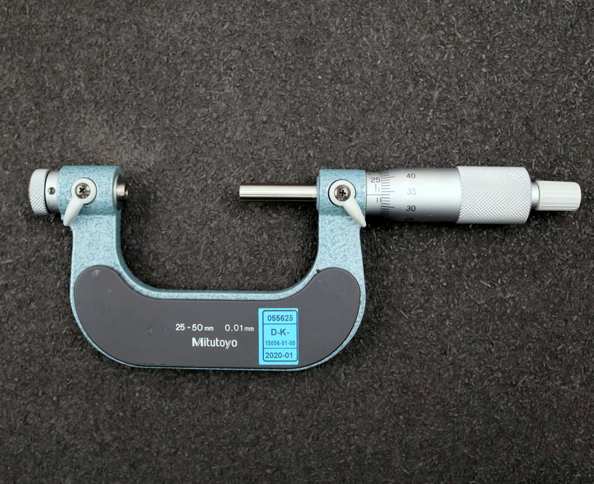 Bild des Artikels MITUTOYO-Gewinde-Messschraube-No.-126-126-mit-Messeinsätzen-126-804-M4C-und-M4V