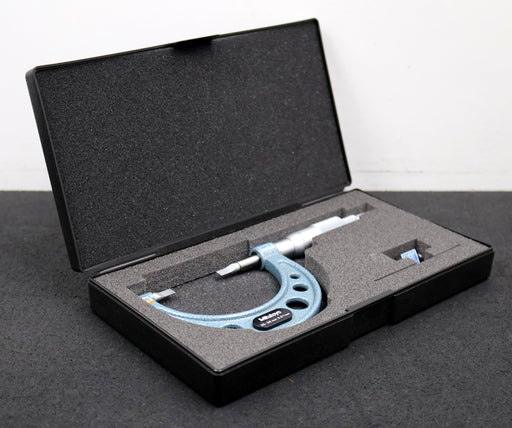 Bild des Artikels MITUTOYO-Bügelmessschraube-No.-122-102-mit-schmalen-Messflächen-für-Ø-25-50mm