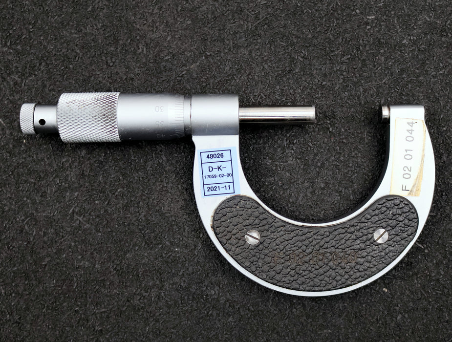 Bild des Artikels MAHR-Bügelmessschraube-für-Ø-25-50mm-Messauflösung-10µm-+-Prüfnormal-25mm-Länge