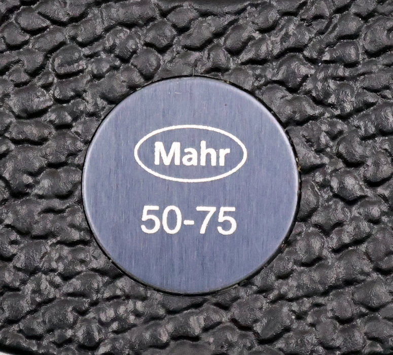 Bild des Artikels MAHR-Bügelmessschraube-für-Ø-50-75mm-Messauflösung-10µm-+-Prüfnormal-50mm-Länge