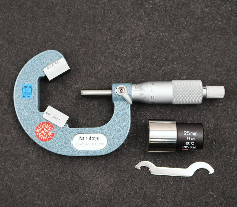 Bild des Artikels MITOTOYO-Dreipunkt-Messschraube-No.-114-103-für-AußenØ-25-40mm-VM3-40