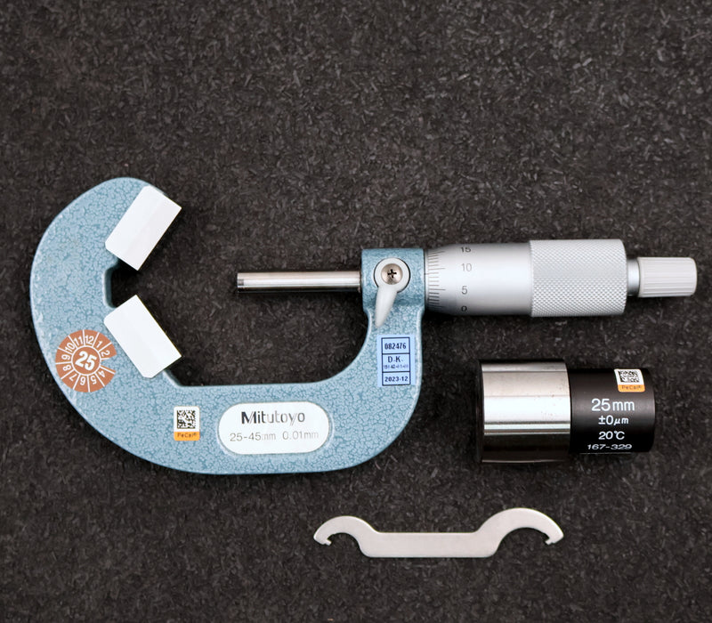 Bild des Artikels MITOTOYO-Dreipunkt-Messschraube-No.-114-122-für-AußenØ-25-45mm-VM5-45