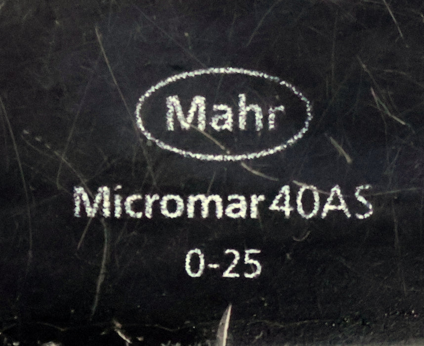 Bild des Artikels MAHR-MICROMAR-40A-Bügelmessschraube-No.-4134200-mit-schmalen-Messflächen