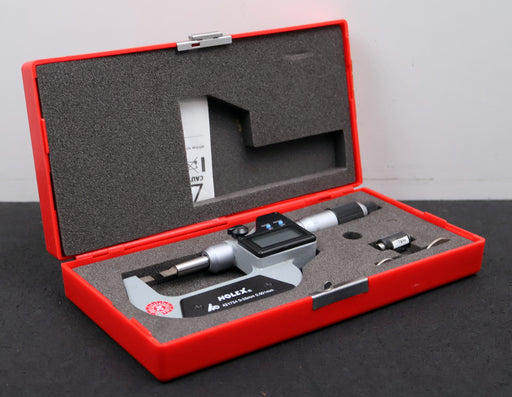 Bild des Artikels HOLEX-HOFFMANN-Digitale-Bügelmessschraube-No.-421724-schmale-Messflächen