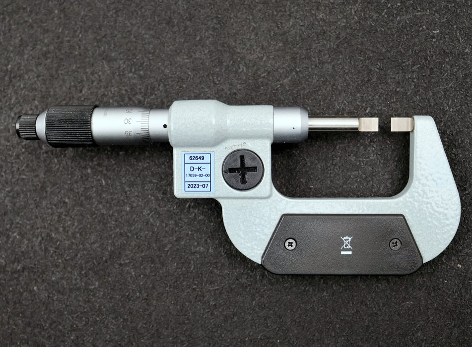 Bild des Artikels HOLEX-HOFFMANN-Digitale-Bügelmessschraube-No.-421724-schmale-Messflächen