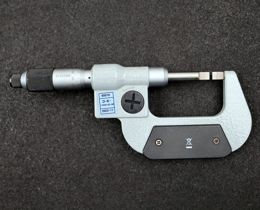 Bild des Artikels HOLEX-HOFFMANN-Digitale-Bügelmessschraube-No.-421724-mit-schmalen-Messflächen