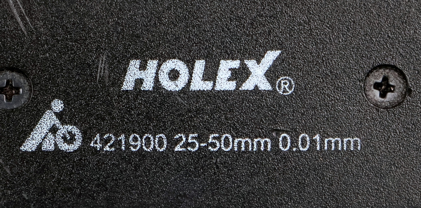 Bild des Artikels HOLEX-HOFFMANN-Nuten-Bügelmessschraube-No.-421900-mit-schmalen-Messflächen