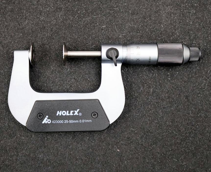 Bild des Artikels HOLEX-HOFFMANN-Zahnweiten-Bügelmessschraube-No.-423000-für-Ø-25-50mm