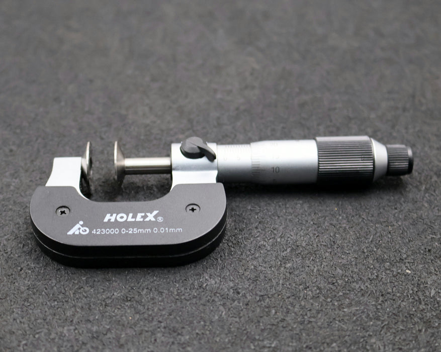 Bild des Artikels HOLEX-HOFFMANN-Zahnweiten-Bügelmessschraube-No.-423000-für-Ø-0-25mm