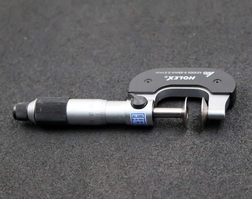 Bild des Artikels HOLEX-HOFFMANN-Zahnweiten-Bügelmessschraube-No.-423000-für-Ø-0-25mm