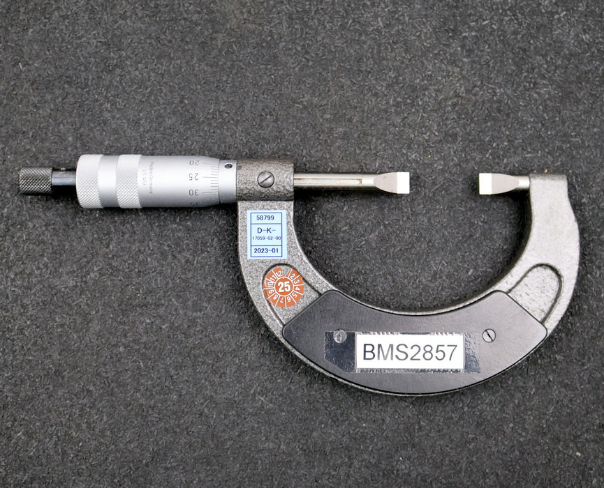 Bild des Artikels ATORN-Nuten-Bügelmessschraube-No.-31160002-für-Ø-25-50mm-Messauflösung-10µm