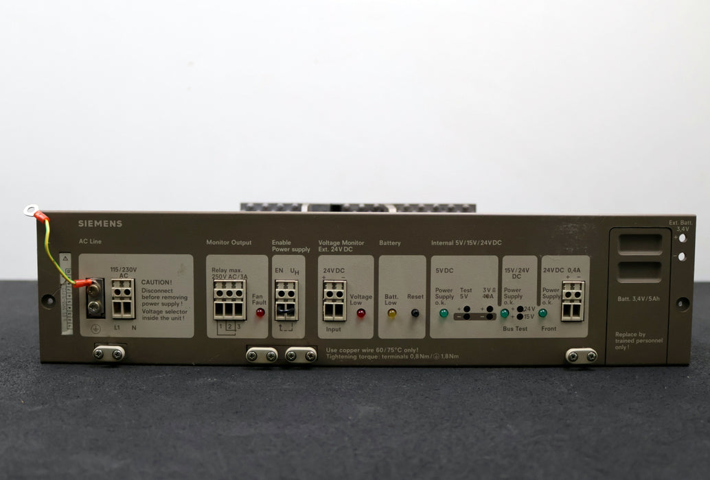 Bild des Artikels SIEMENS-SIMATIC-S5-Einbau-Stromversorgung-6ES5955-3LF12-mit-Platine