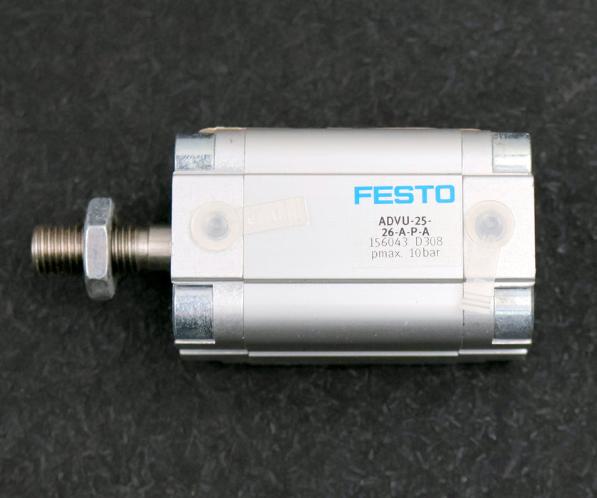 Bild des Artikels FESTO-Pneumatik-Zylinder-ADVU-25-26-A-P-A-ID-156043-pmax.-=-10bar-Hub-26mm