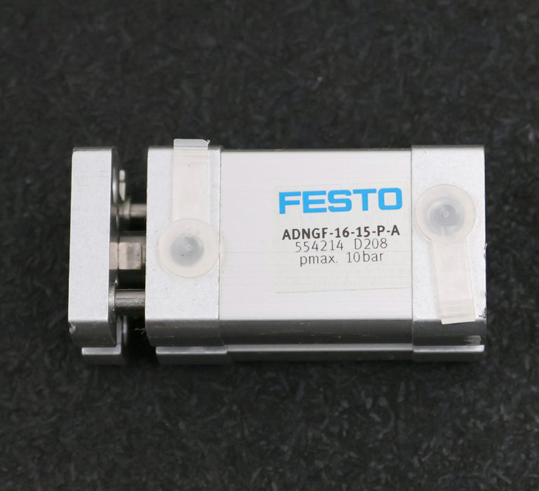Bild des Artikels FESTO-Pneumatik-Zylinder-ADNGF-16-15-P-A-ID-554214-pmax.-=-10bar-Hub-15mm