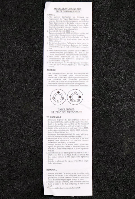 Bild des Artikels 2x-konische-Spannbuchse-Taper-bush-1615/20-BohrungsØ-20mm-24.162.020-aus-Stahl