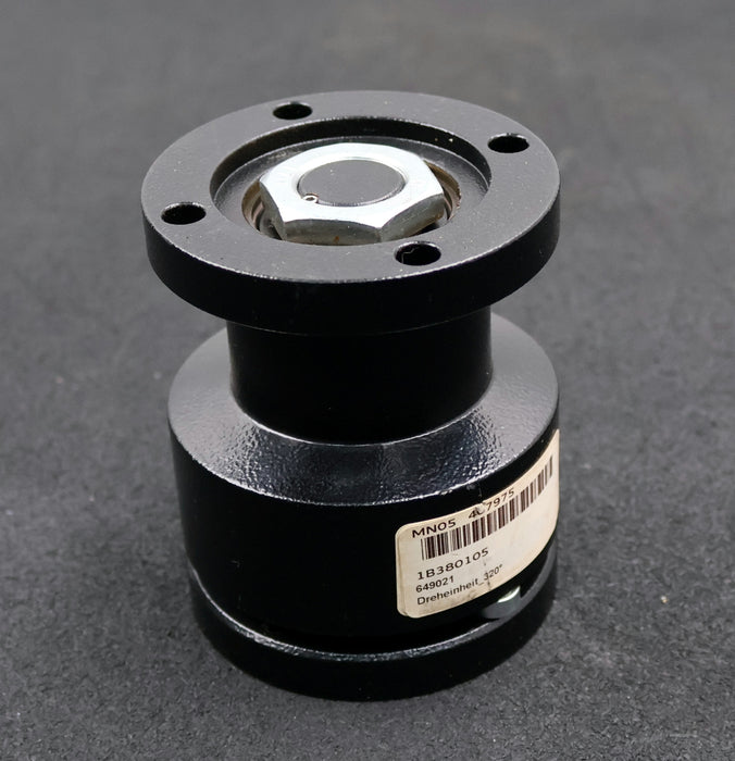 Bild des Artikels Dreheinheit-bis-320°-FlanschØ-90mm-Flansch-mit-4-Bohrungen-Ø-8,6mm-auf-Ø-75