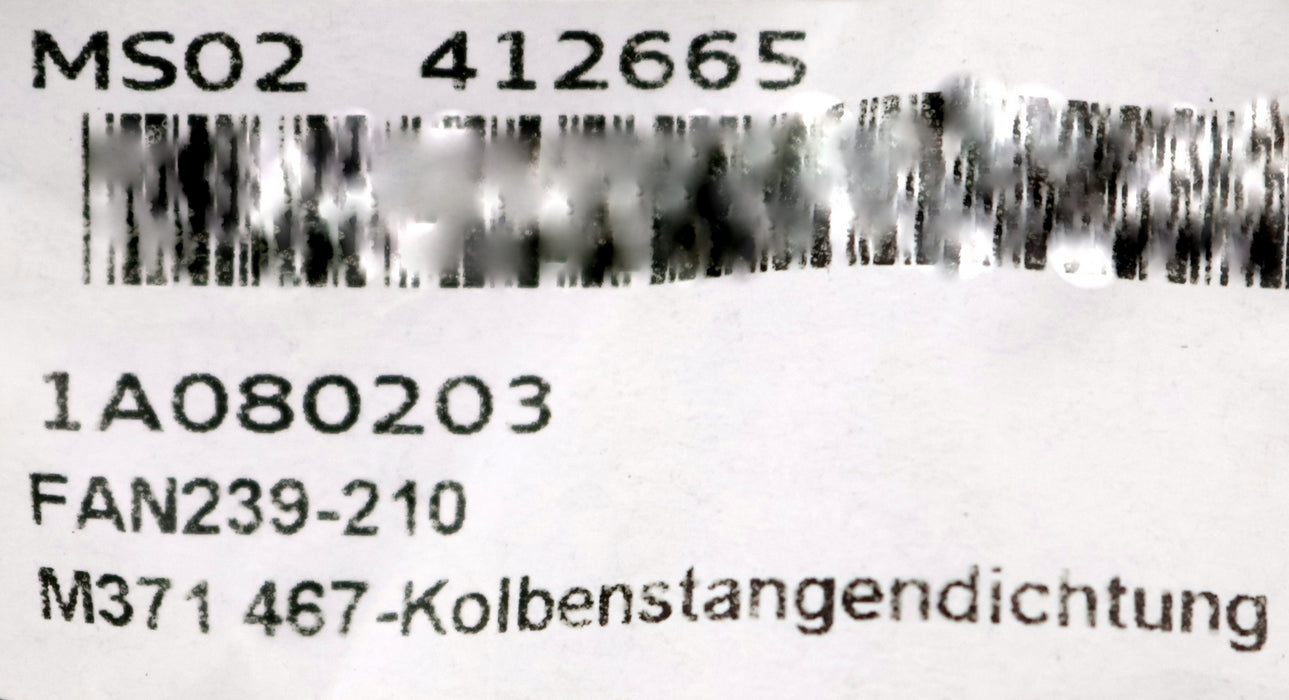 Bild des Artikels POP-Kolbenstangendichtung-FAN239-210-unbenutzt