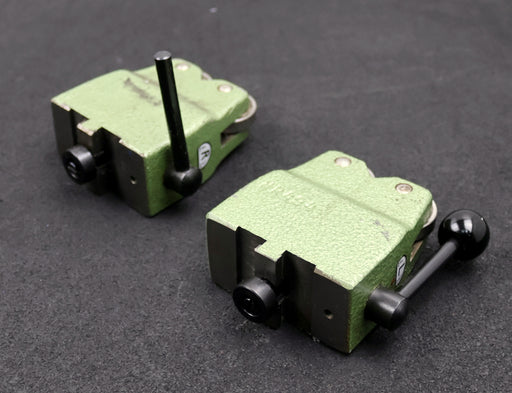 Bild des Artikels HOLEX-2x-Rollenböcke-443160-100-für-Rundlaufprüfgeräte-für-Spitzenhöhe-100mm