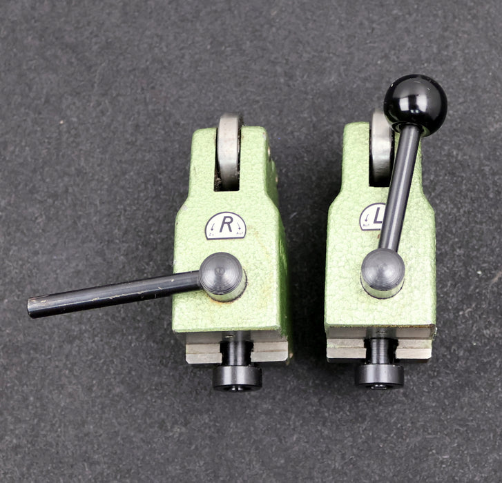 Bild des Artikels HOLEX-2x-Rollenböcke-443160-100-für-Rundlaufprüfgeräte-für-Spitzenhöhe-100mm