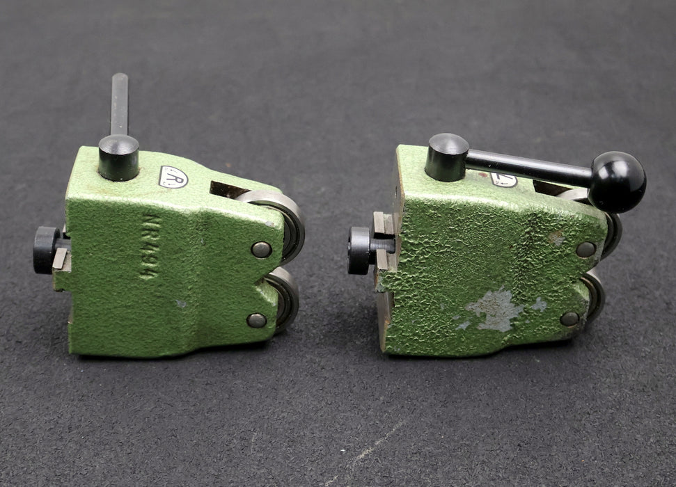 Bild des Artikels HOLEX-2x-Rollenböcke-443160-100-für-Rundlaufprüfgeräte-für-Spitzenhöhe-100mm