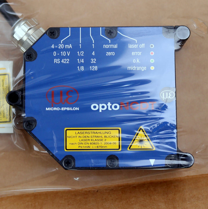 Bild des Artikels MICRO-EPSILON-Intelligenter-optischer-Wegsensor-optoNCDT-ILD1700-50-Nr.-4120090