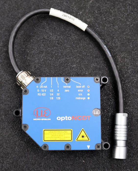 Bild des Artikels MICRO-EPSILON-Intelligenter-optischer-Wegsensor-optoNCDT-ILD1700-200-unbenutzt