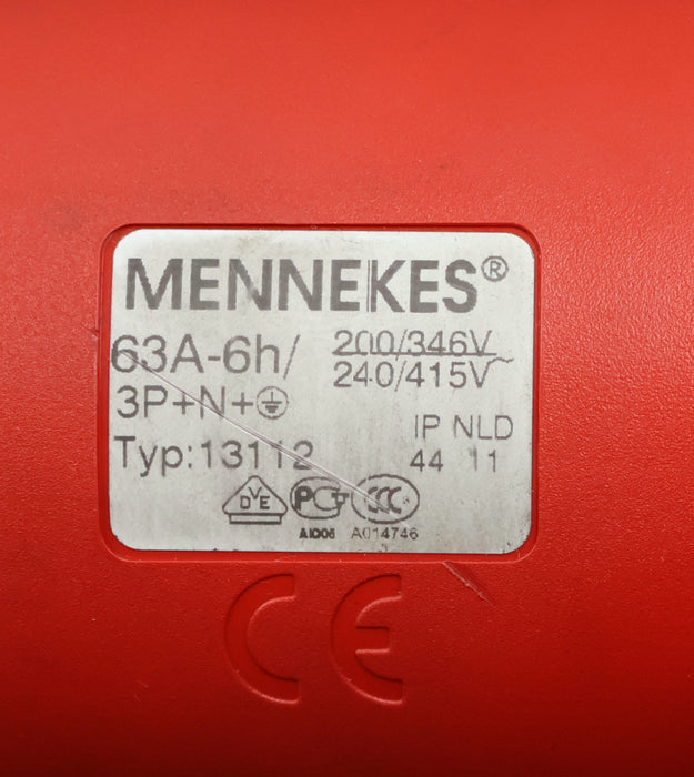Bild des Artikels MENNEKES-63A-Stecker-male-Typ-13112-PowerTpo-Xtra-CEE-Kupplung-gebraucht