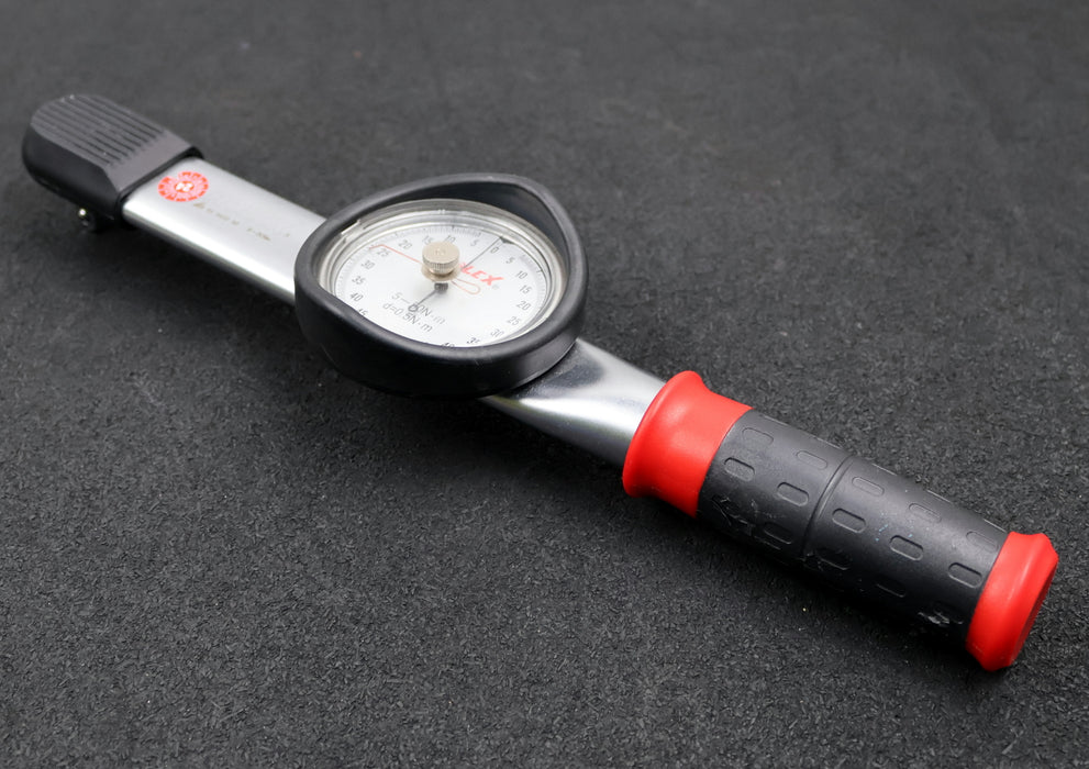 Bild des Artikels HOLEX-Drehmomentschlüssel-655520-50-5-50Nm-Gesamtlänge-330mm-Vierkant-1/4"