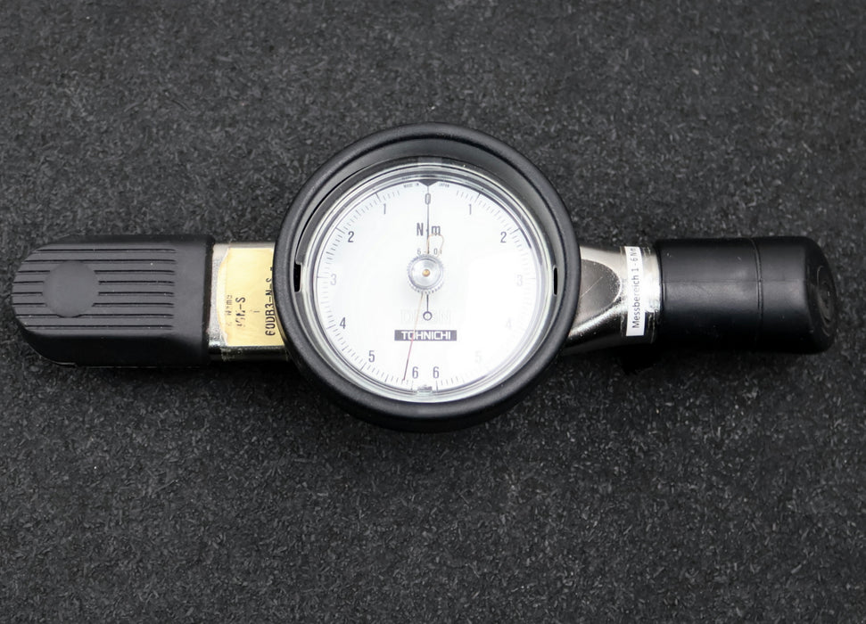 Bild des Artikels TOHNICHI-Drehmomentschlüssel-mit-Skalenmessuhr-mit-Schleppzeiger-DB6N-0-6Nm