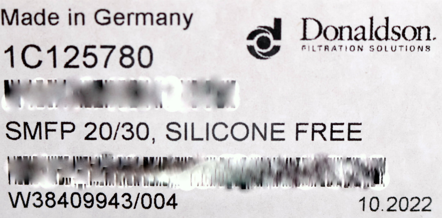 Bild des Artikels DONALDSON-Filterelement-SMFP-20/30-Silikonfrei-1C125780-Ø-86mm-(3.39")-0,01µm