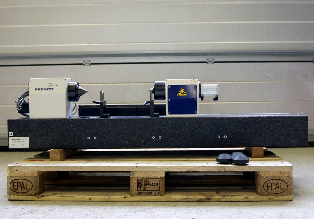 Bild des Artikels OELZE-/-FRENCO-Rundlaufprüfgerät-Spitzenweite-0---900mm-Spitzenhöhe-125mm-für