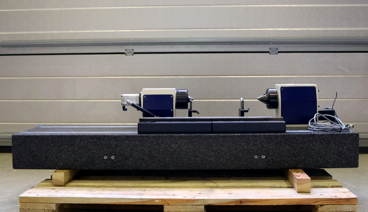 Bild des Artikels OELZE-/-FRENCO-Rundlaufprüfgerät-Spitzenweite-0---900mm-Spitzenhöhe-125mm-für