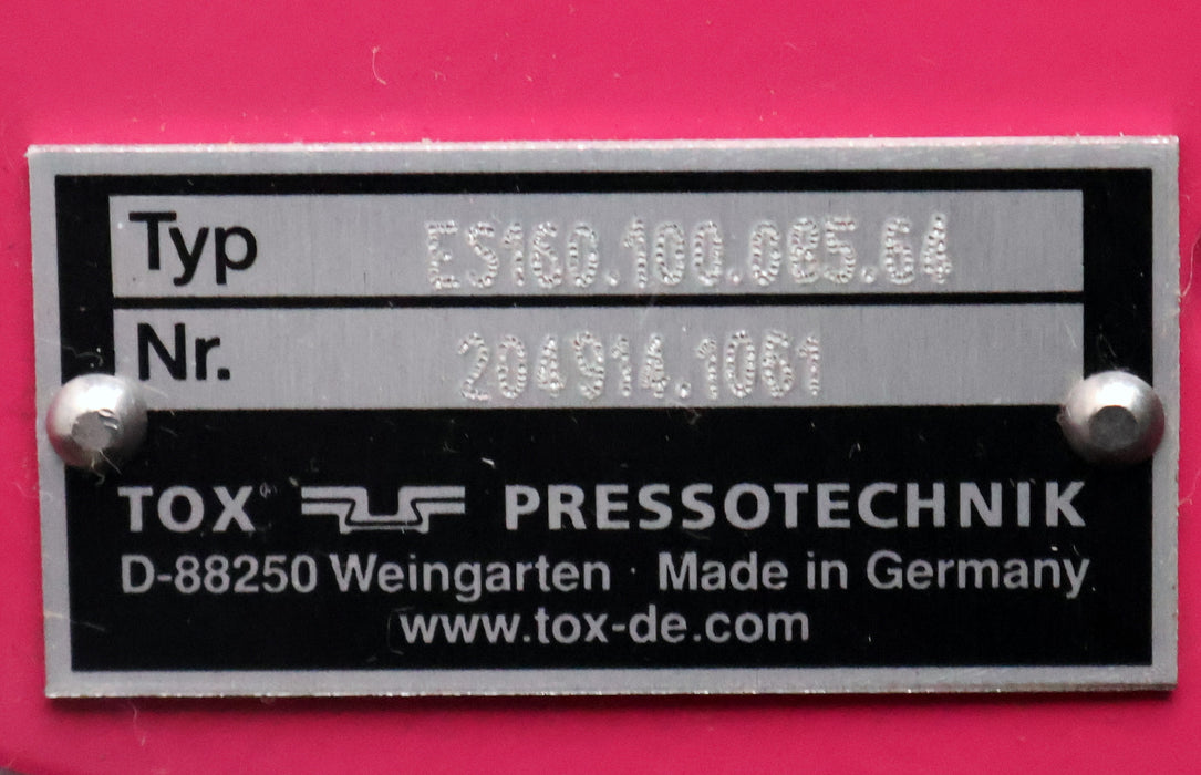 Bild des Artikels TOX-PRESSOTECHNIK-Druck-Übersetzer-Kraftpaket-ES160.100.085.64-unbenutzt