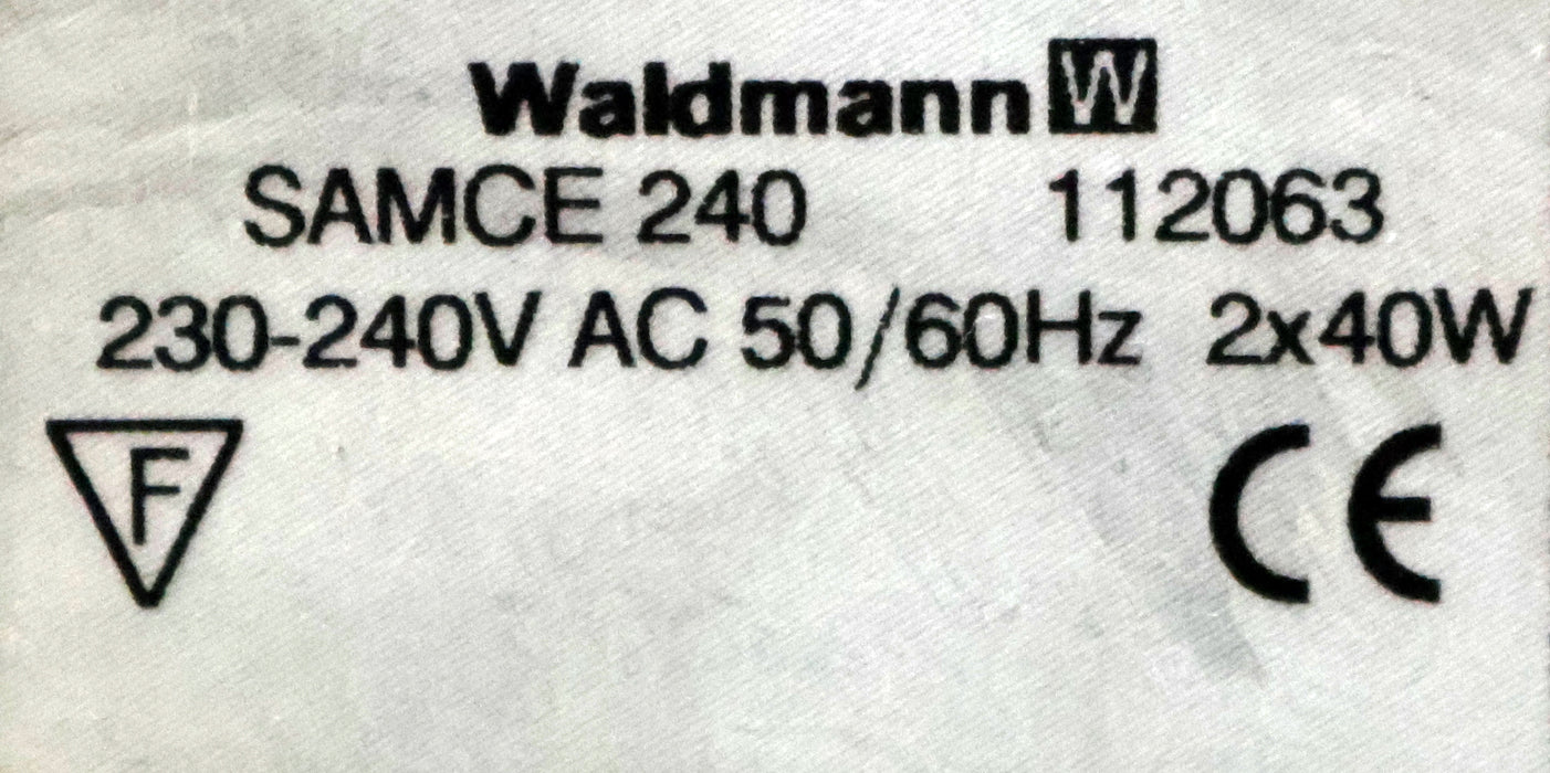 Bild des Artikels WALDMANN-Maschinenleuchte-SAMCE-240-Art.Nr.-112063-230-240VAC-50/60Hz-2x40W