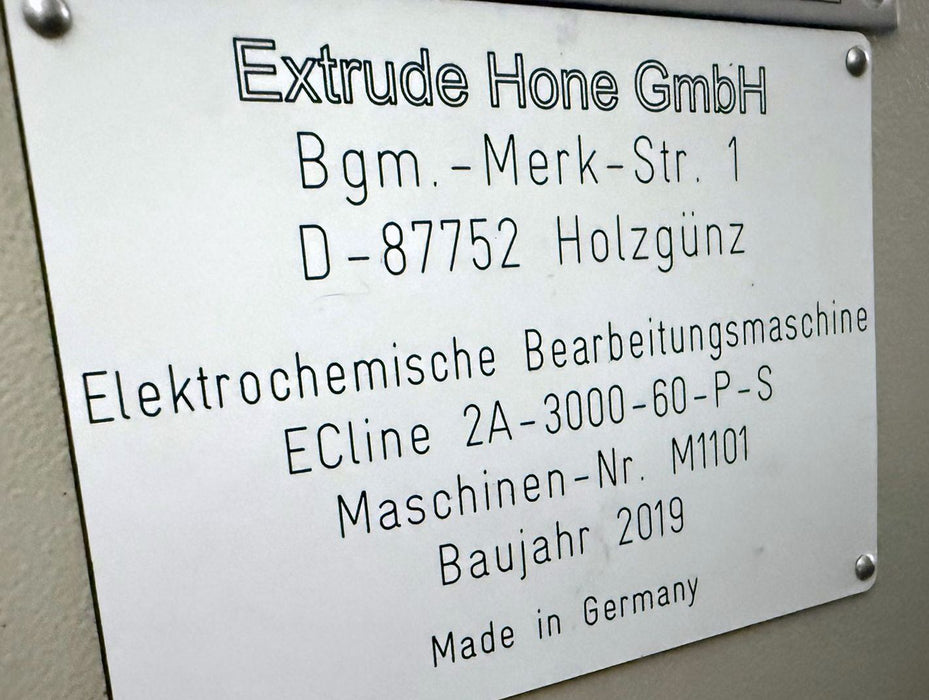 Bild des Artikels EXTRUDE-HONE-Elektrochemische-Entgratanlage-ECM-ECline-Type-2A-3000-60-P-S